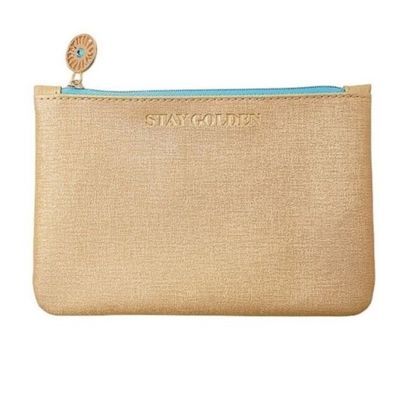 Limited-Edition Seasonal Ipsy Glam Bag - Stay Golden Cosmetics Bag - Picture 1 of 11